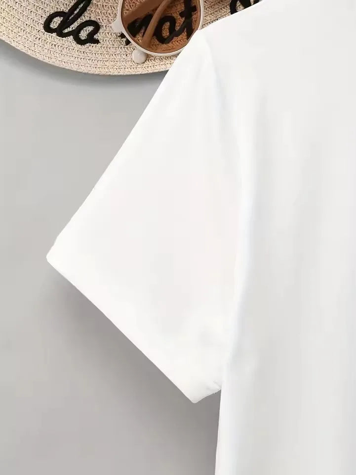 T-shirt med Paris-inspireret Print