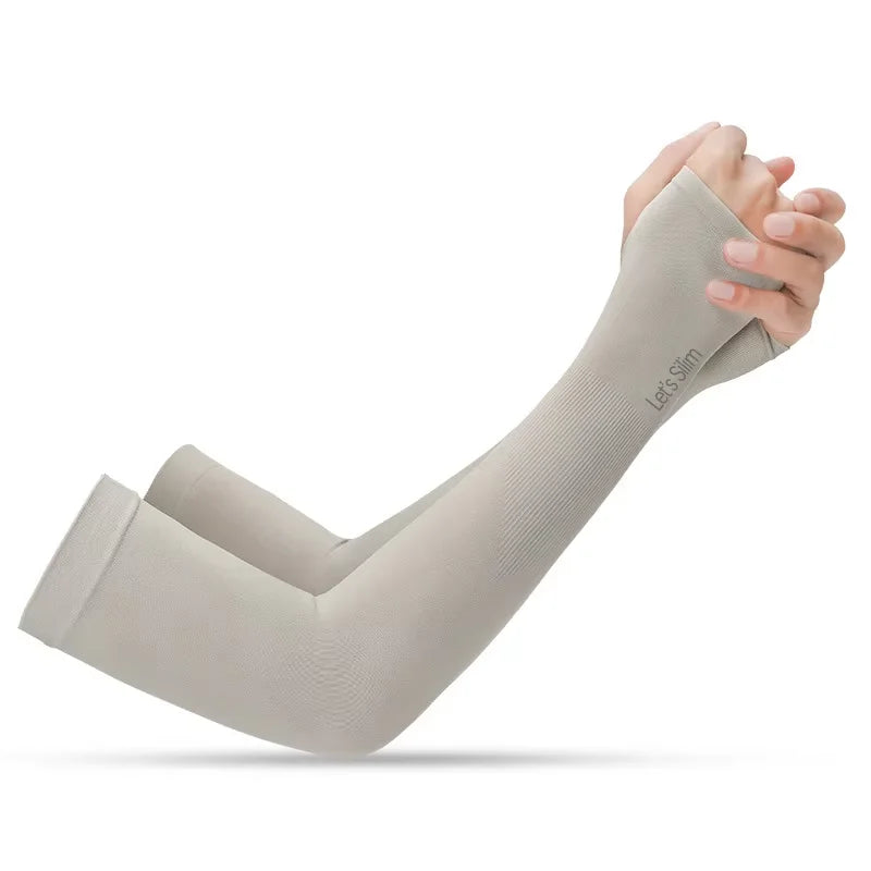 Armærmer med Fingerfri Handsker til Cykling og Kørsel