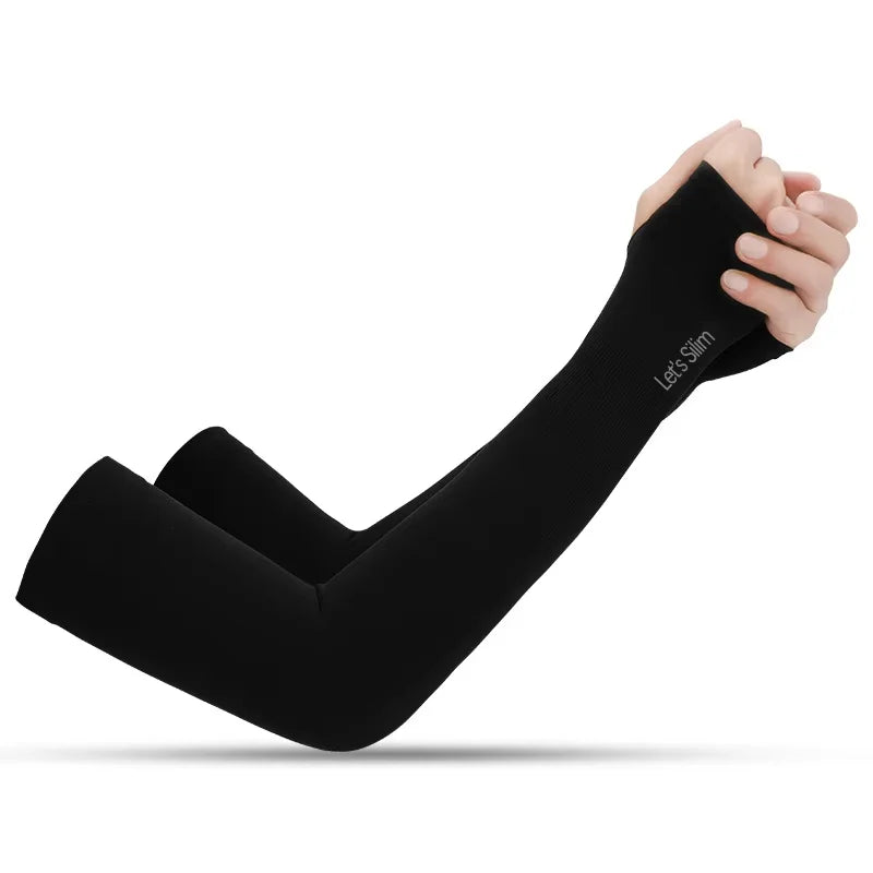 Armærmer med Fingerfri Handsker til Cykling og Kørsel